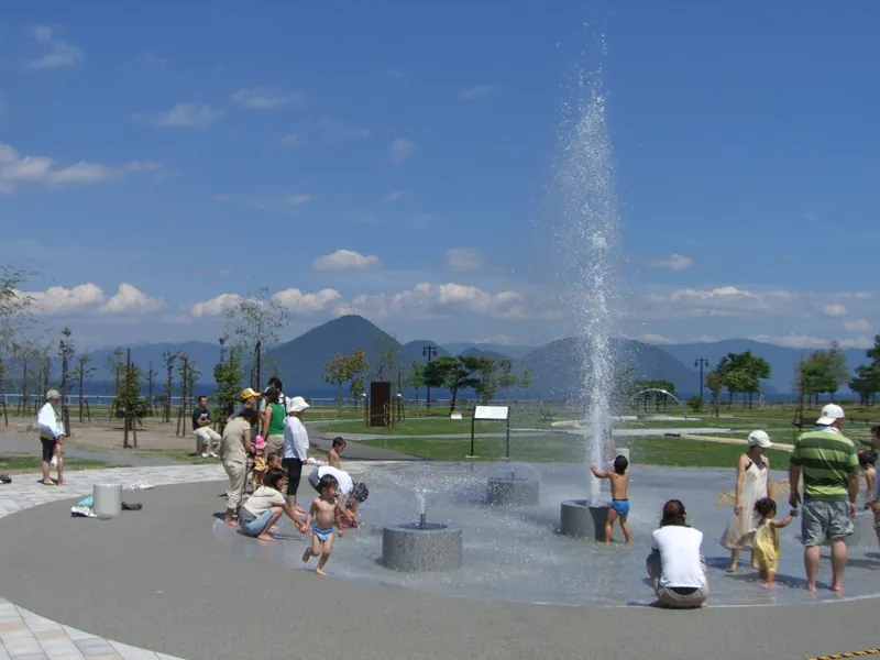 洞爺湖噴水広場