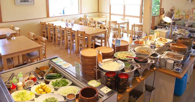 山水苑 自然食レストラン 1