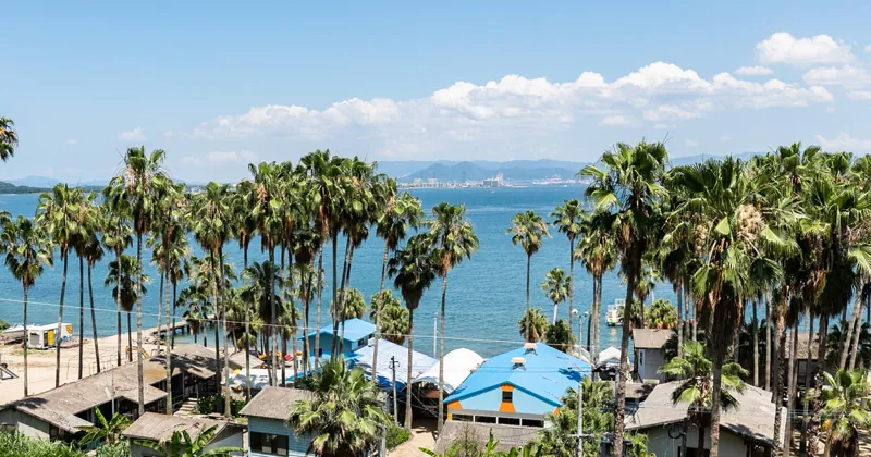 能古島キャンプ村・海水浴場