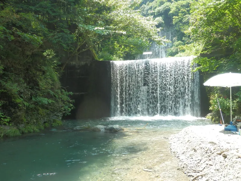 有間渓谷観光つり場