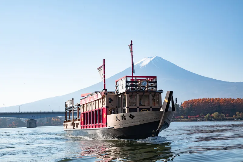 河口湖遊覧船 天晴