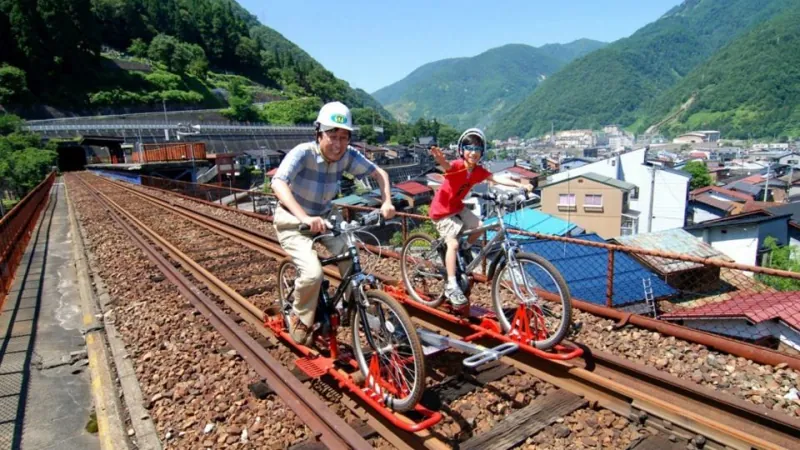 レールマウンテンバイク Gattan Go!!「まちなかコース」