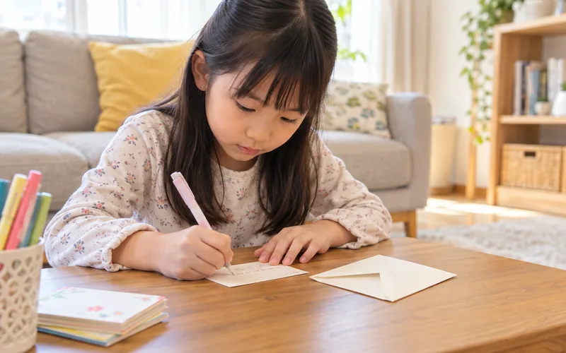 おうち謎解き脱出ゲームづくりで遊ぶ子ども