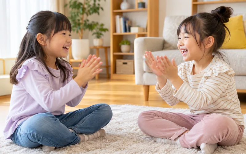 古今東西ゲームで遊ぶ子ども