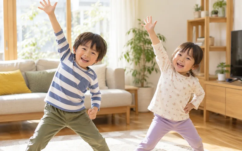 船長さんの命令で遊ぶ子ども