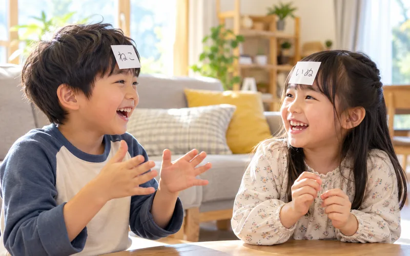 NGワードゲームで遊ぶ子ども